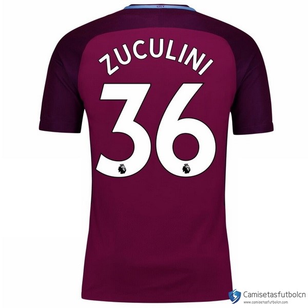 Camiseta Manchester City Segunda equipo Zuculini 2017-18